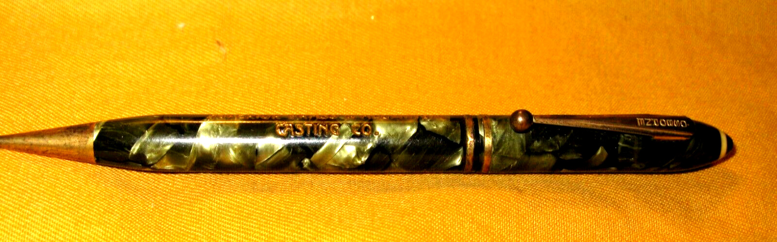 VTG. GREEN/BLACK MABLE OSBORNE MECHANICAL PENCIL ALL WORKING