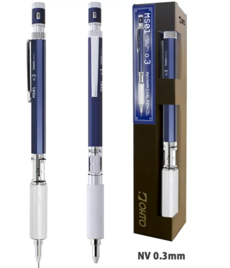 OHTO Mechanical Pencil 0.3mm MS01-SP3-NV Made In Japan