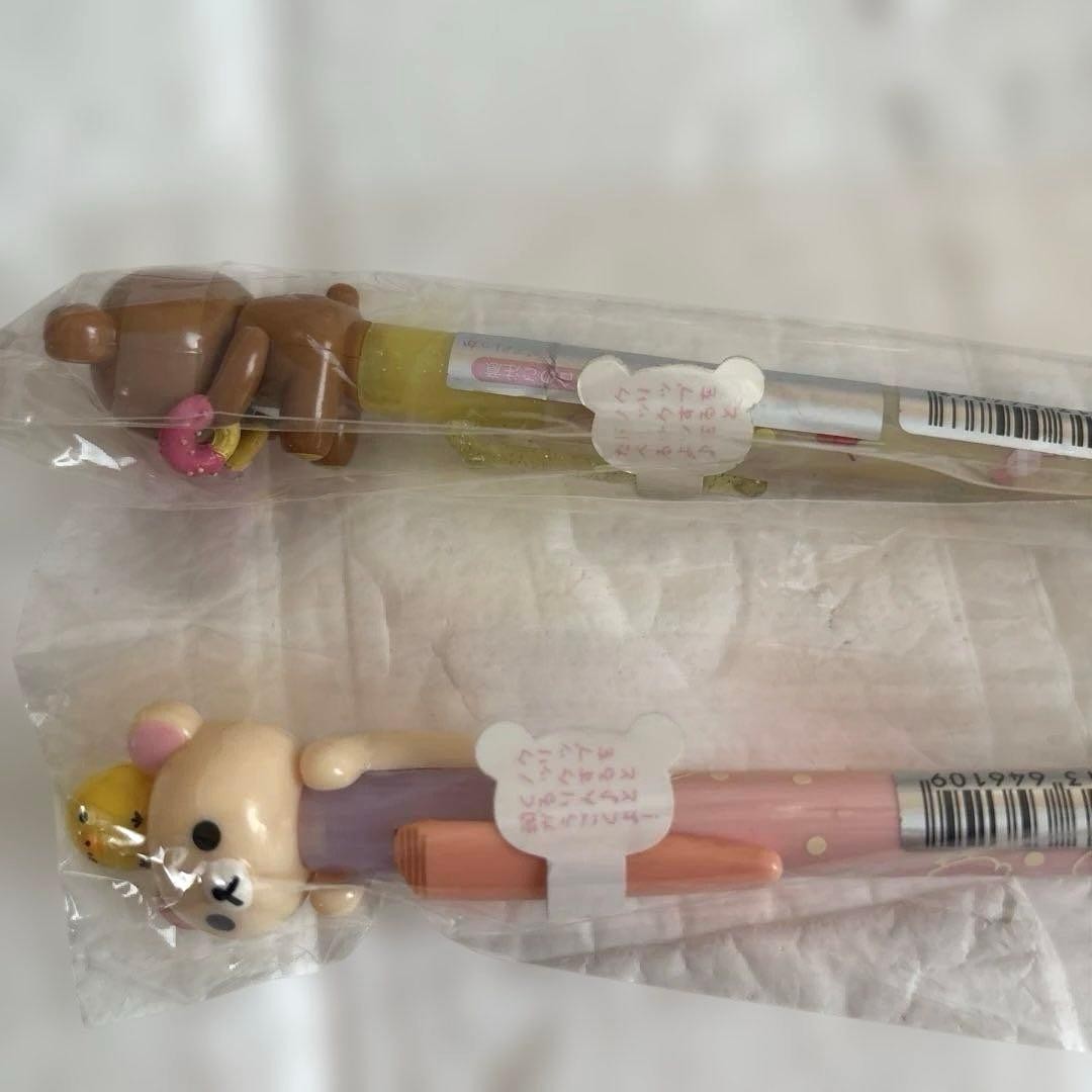 Rilakkuma Korilakkuma mechanical pencil donut with mascot Kiiroitori