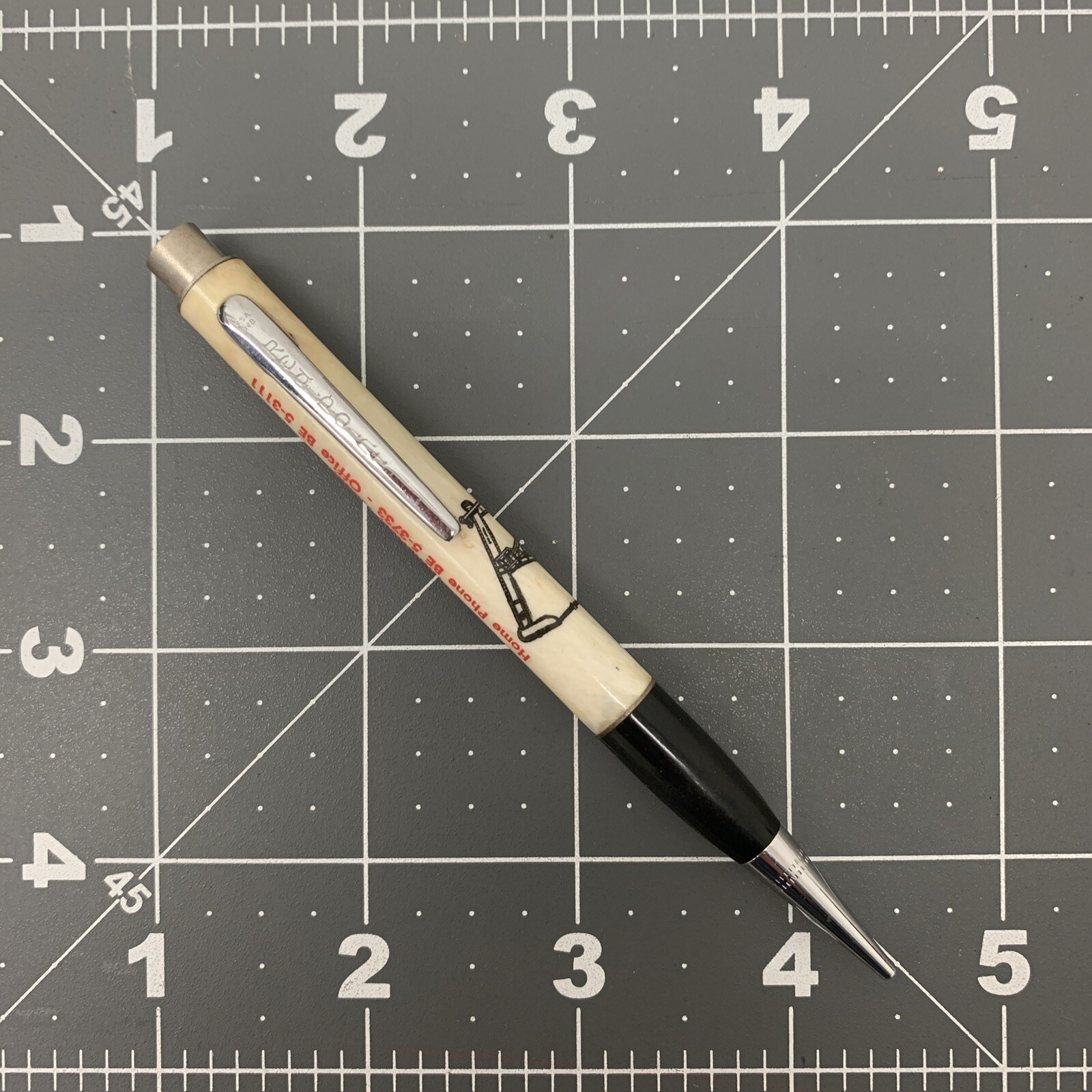 Vintage Readyrite Mechanical Pencil Oil Field Construction Contractor Neusbam