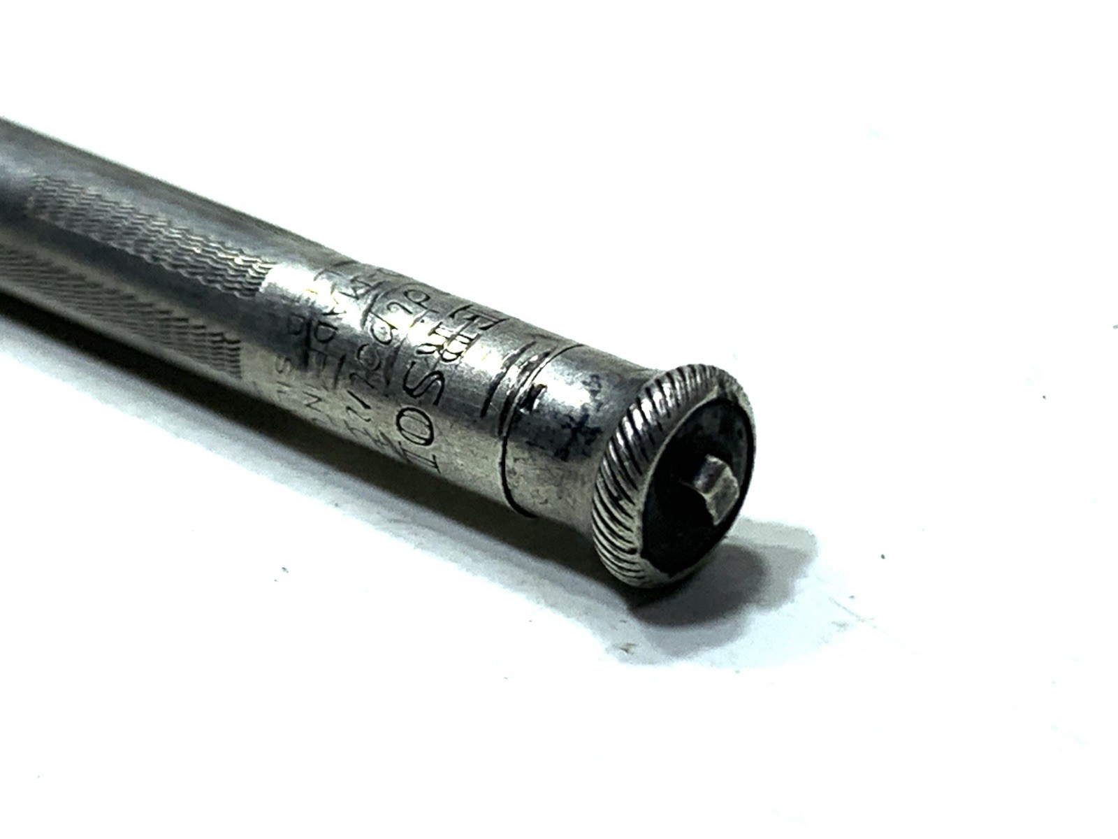 (KELLOGG Promotional) Ingersoll USA Redi-point Rolled Silver Mechanical Pencil