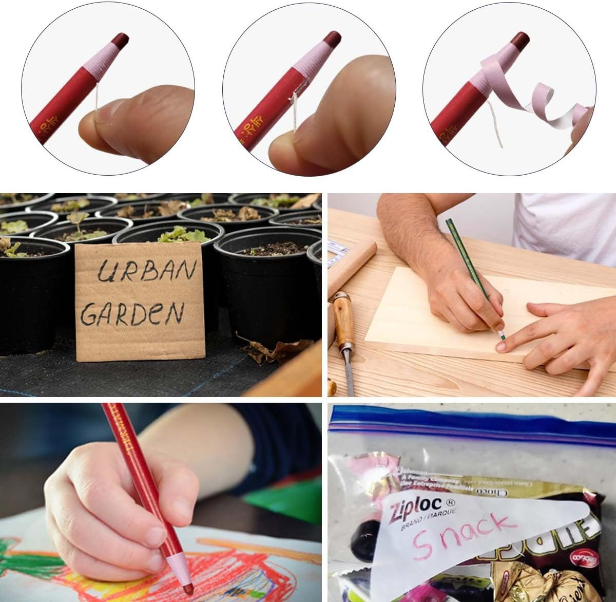 Diamond Peel-Off China Markers/Grease Pencils for Glass, Cellophane, Vinyl, Meta
