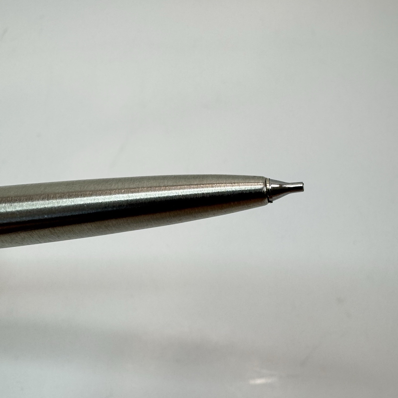 Vintage 1970’s Parker 45 Flighter Stainless Steel Mechanical Pencil Silver Trim