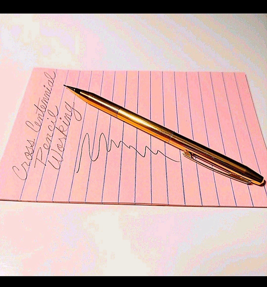 Vintage Centennial Cross Mechanical Pencil Gold Tone (No Monogram)