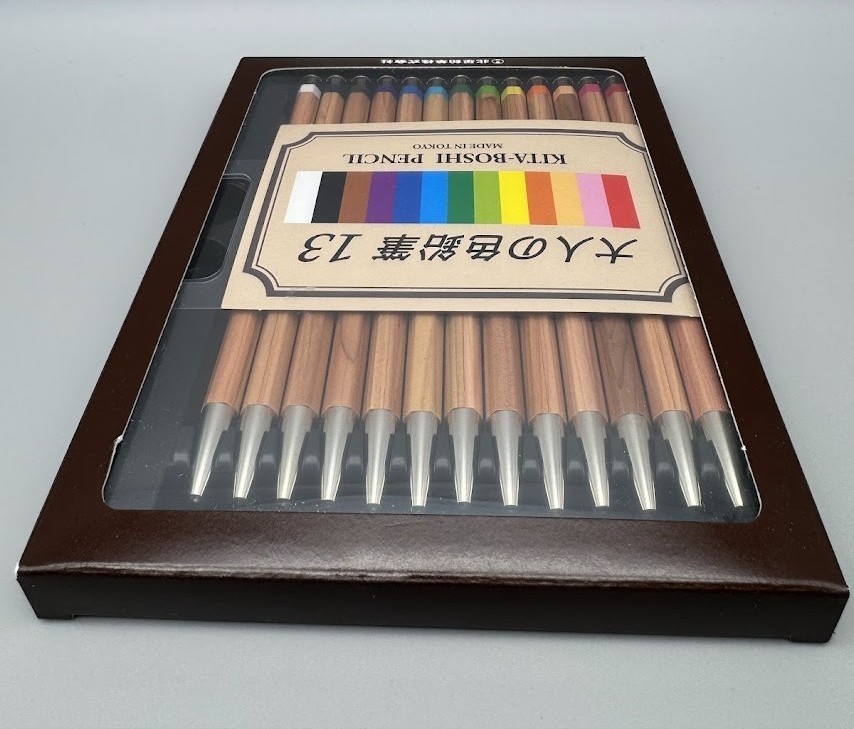 Kitaboshi Pencil Adult Color Pencil 13 Color Set Mechanical Pencil OTP-IE13