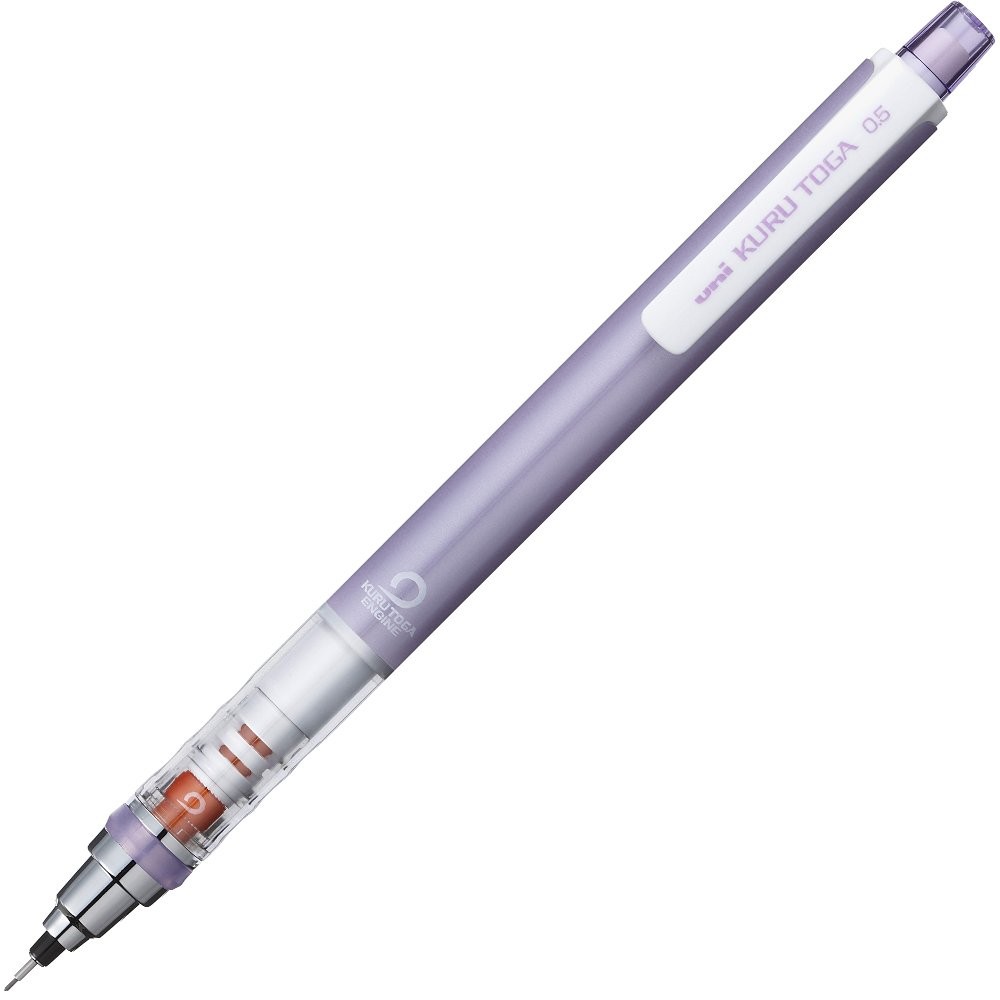 Uni Kurutoga Mechanical Pencil Standard, 0.5mm, 1 Count (Pack of 1), Violet