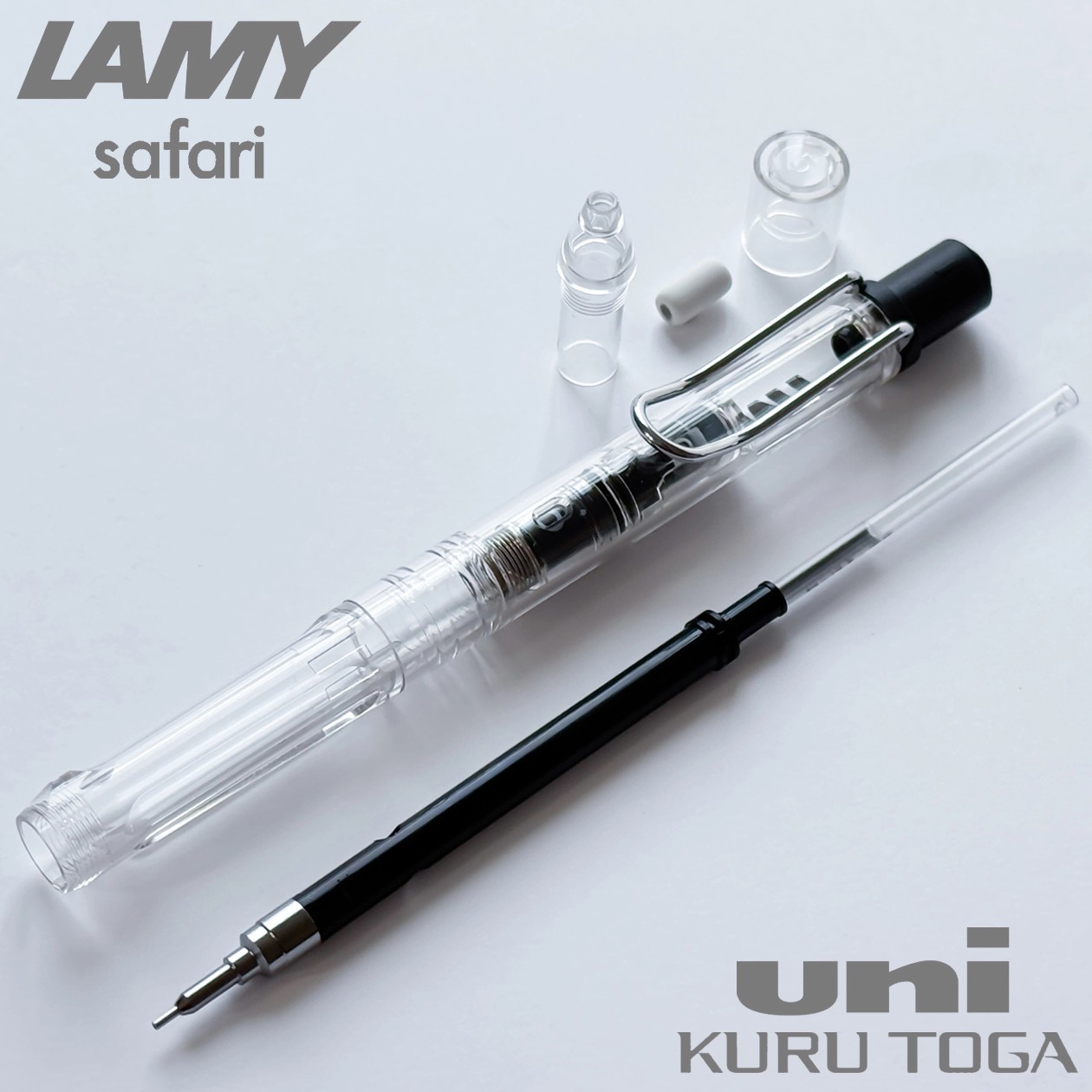 LAMY SAFARI + MITSUBISHI KURU TOGA Inside Genuine Mechanical Pencil 0.5mm