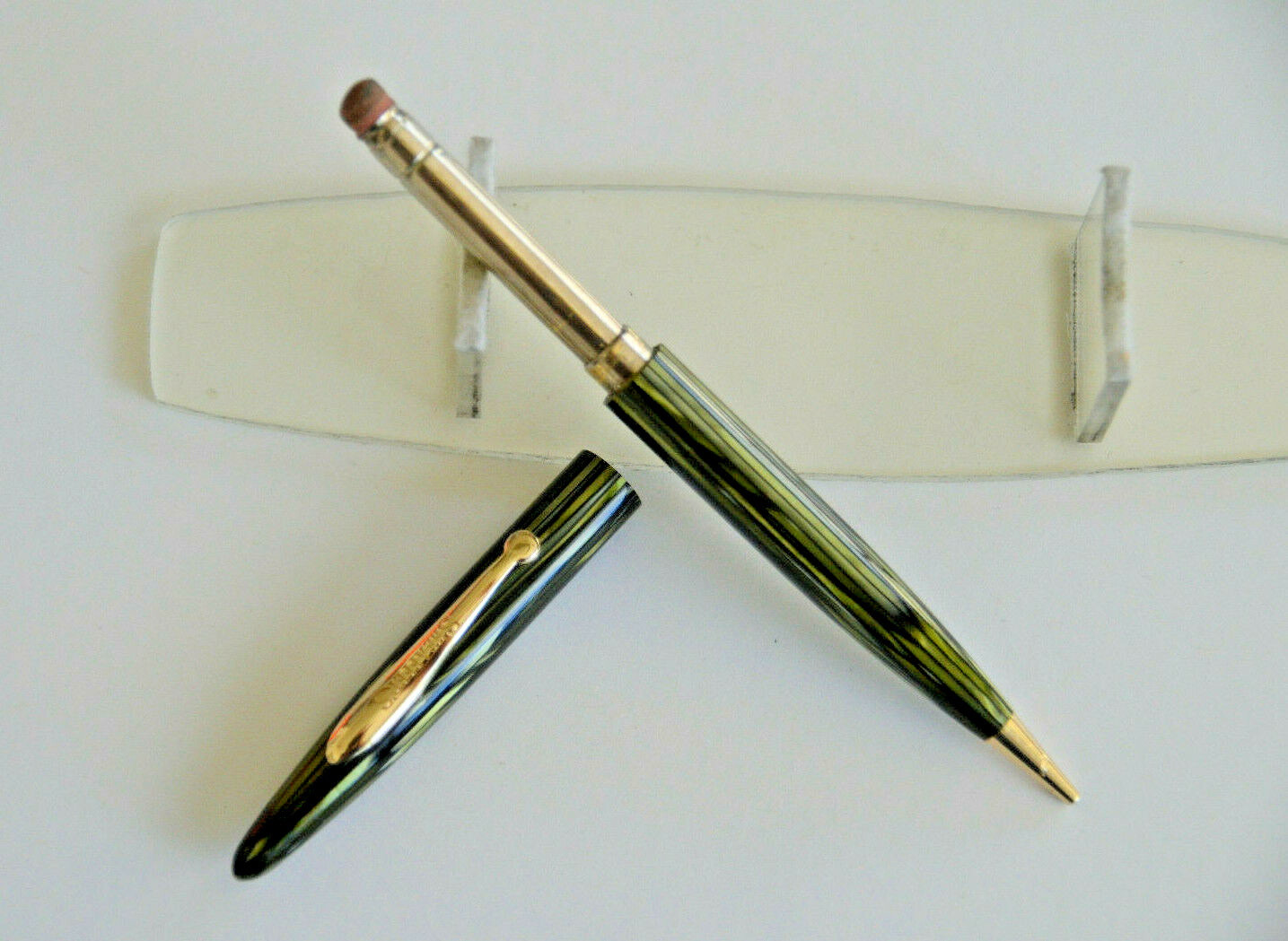 VINTAGE c1937 SHEAFFER BALANCE MECHANICAL PENCIL – MARINE GREEN