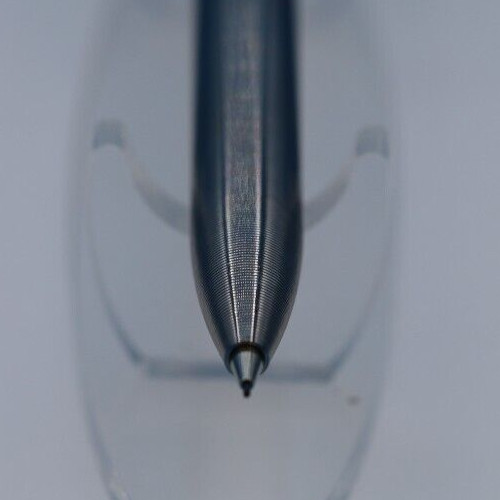 Tactile Turn Titanium Pencil with Side Click and Clip – 0.5mm Lead w/extras