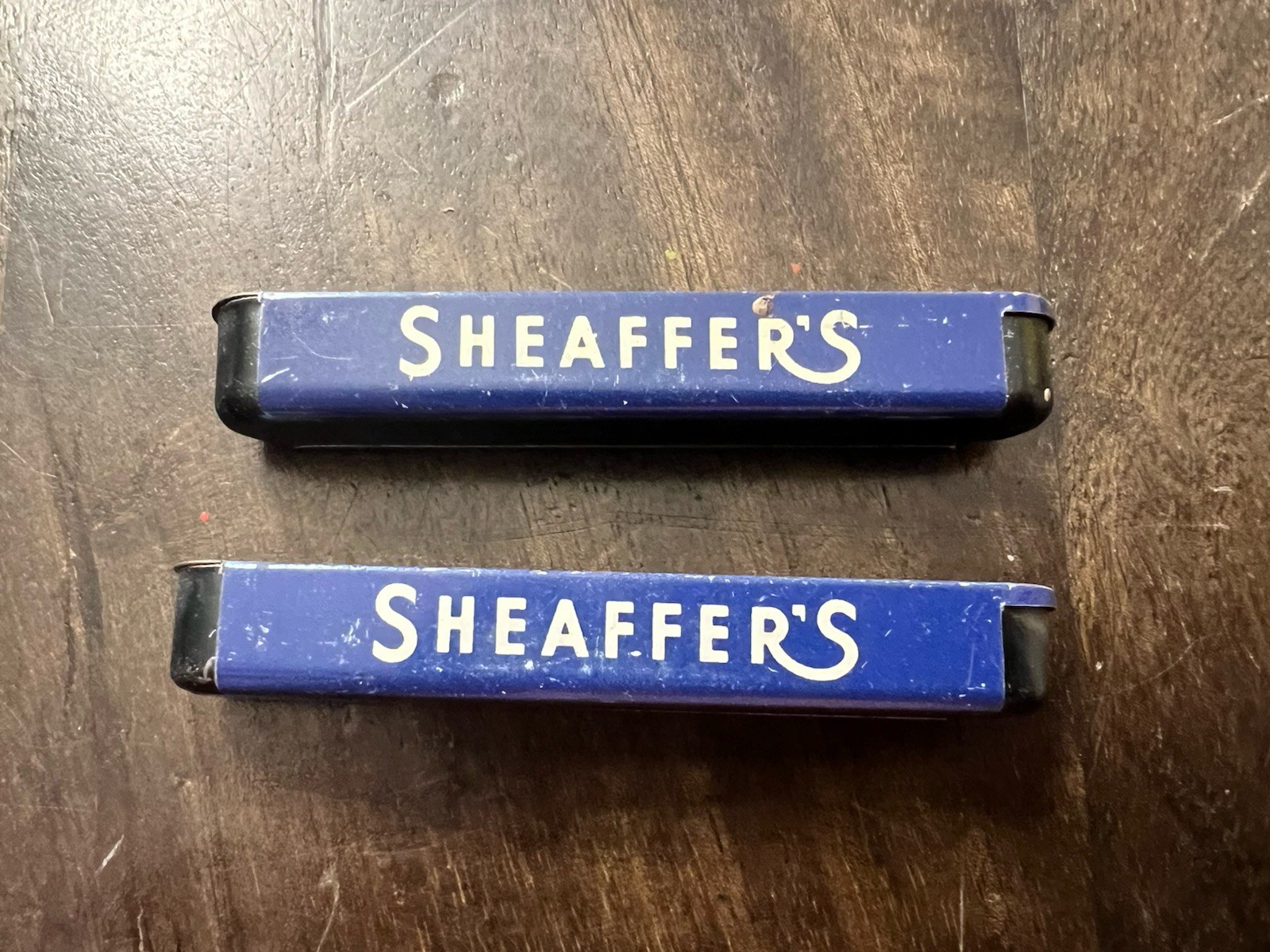 Vintage Sheaffer Fineline E Mechanical Pencil Erasers in Original Metal Tin USA