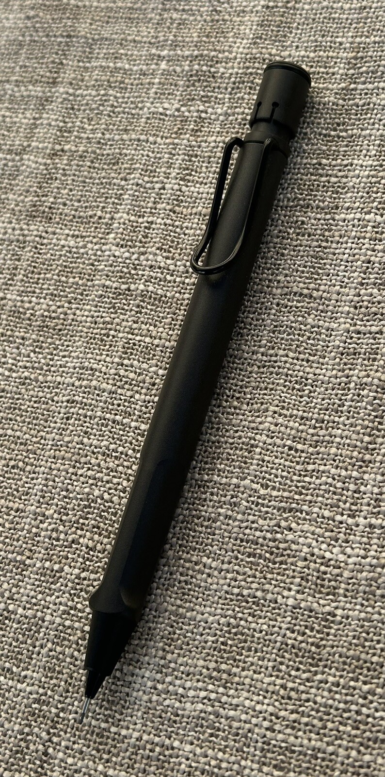 Nice LAMY Safari Pencil, Charcoal Barrel w/Black Trim, Made In Germany