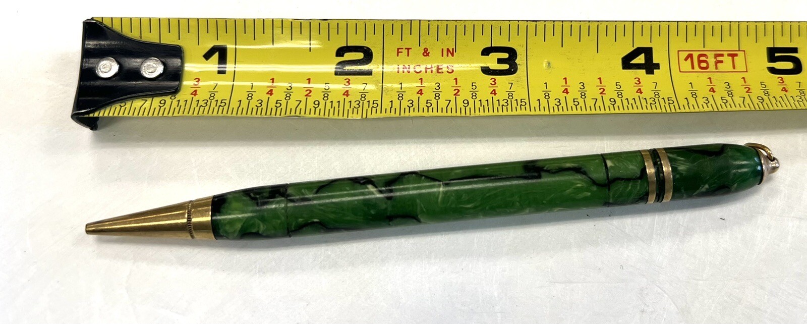 Conklin Endura Symetrik Mechanical Pencil Marbled Green Vintage And Rare
