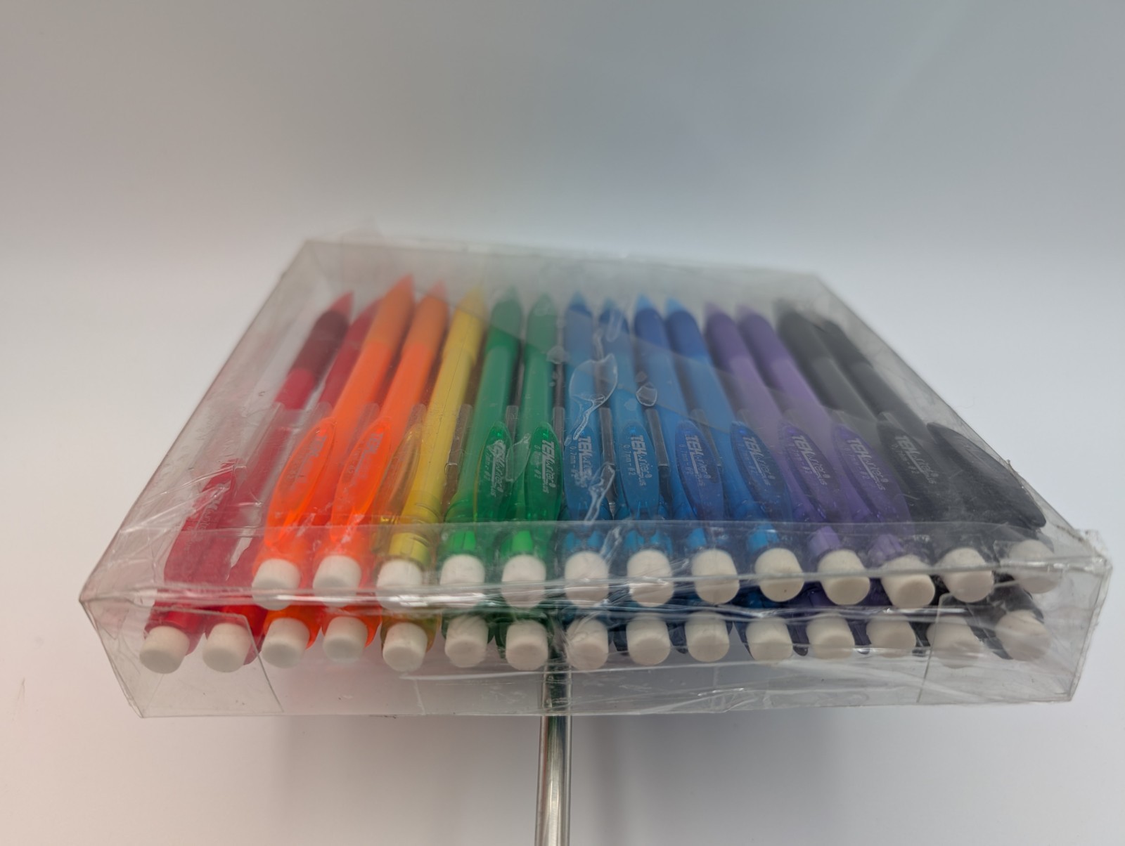 28 Tek Writer Plus Mechanical Pencils w/Eraser Various Colors 0.7mm #2