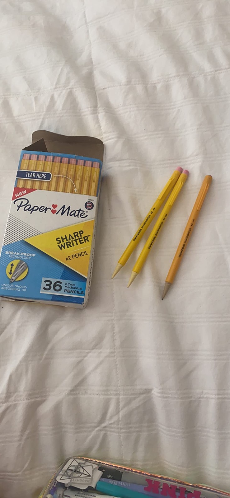 SharpWriter Mechanical Pencils – 36 Count, 0.7 mm Twistable & Break Resistant