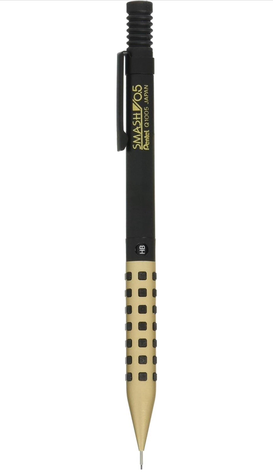 Pentel Smash Mechanical Pencil 0.5mm Gold Black Q1005-XAKS Limited Colors Rare
