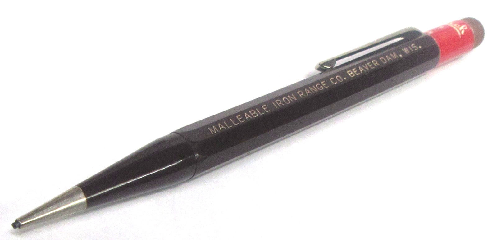 1930s MONARCH RANGES Beaver Dam WI 5.75″ can top Autopoint Mechanical Pencil xz