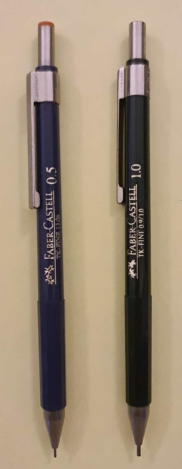 2 items*Vintage 90s FABER CASTELL TK-FINE mechanical pencil lead eraser 1.0/05mm