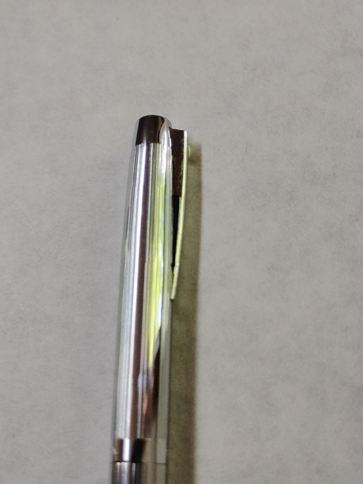 Sheaffer Vintage White Dot Silver Ballpoint Pen & Mechanical Pencil Set