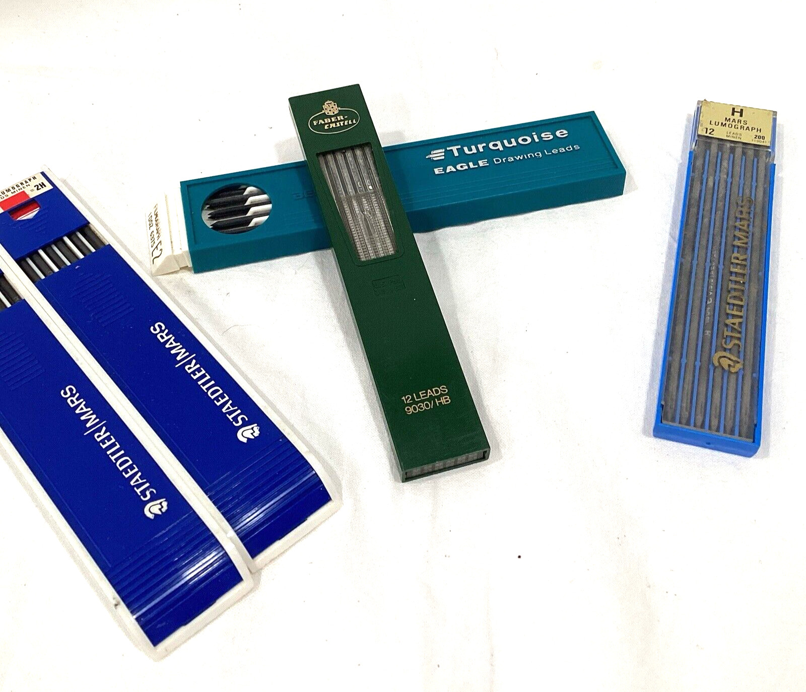VTG Eagle AW Faber Castell Staedtler Drawing Refill Lead West Germany Lot Of 5