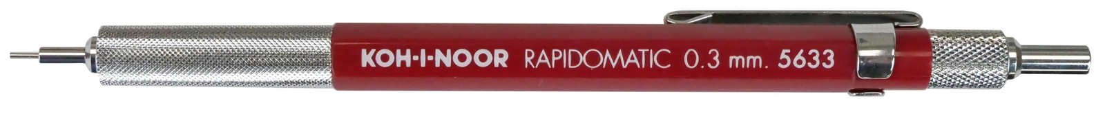 Rapidomatic Mechanical Pencil .3mm Lead Red 5633 Drafting Writing Tool Art
