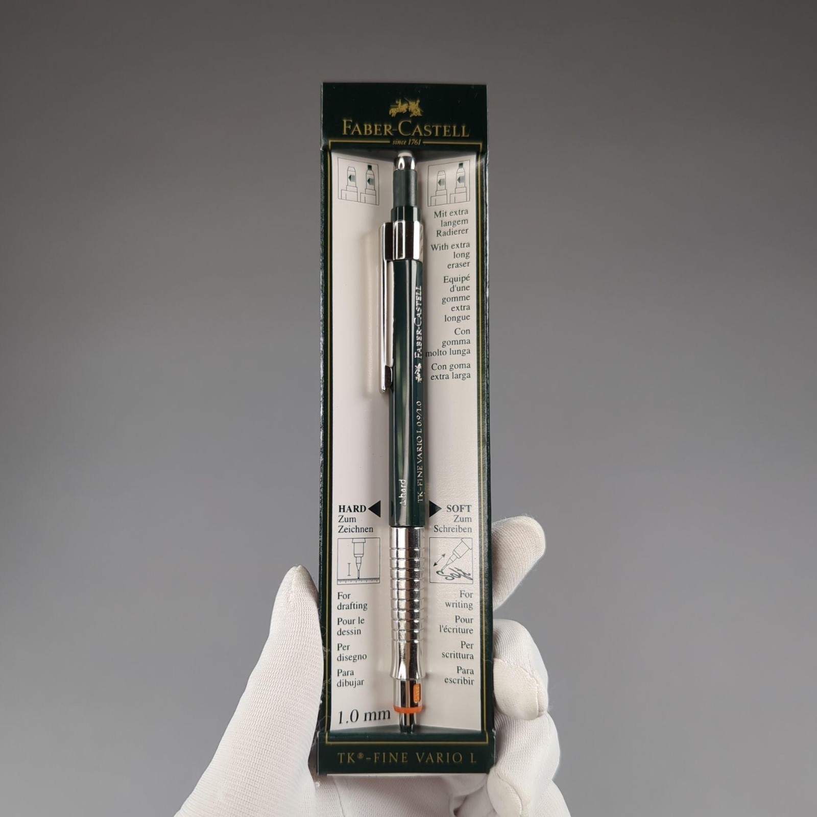 Faber-Castell TK Fine Vario L Mechanical Pencil 1.0mm (0.9mm) Lead German 🇺🇸