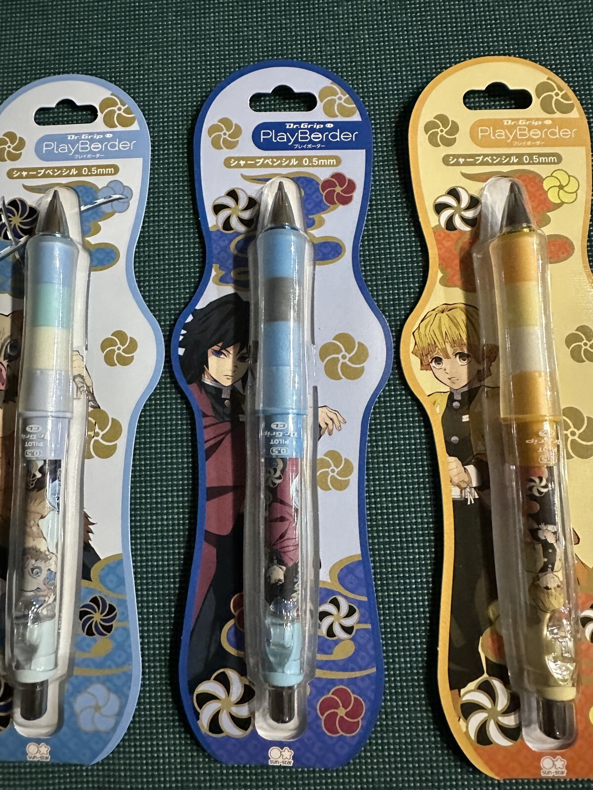 Pilot Dr.Grip Playborder 0.5mm Set Of 4 demon slayer Kimetsunoyaiba