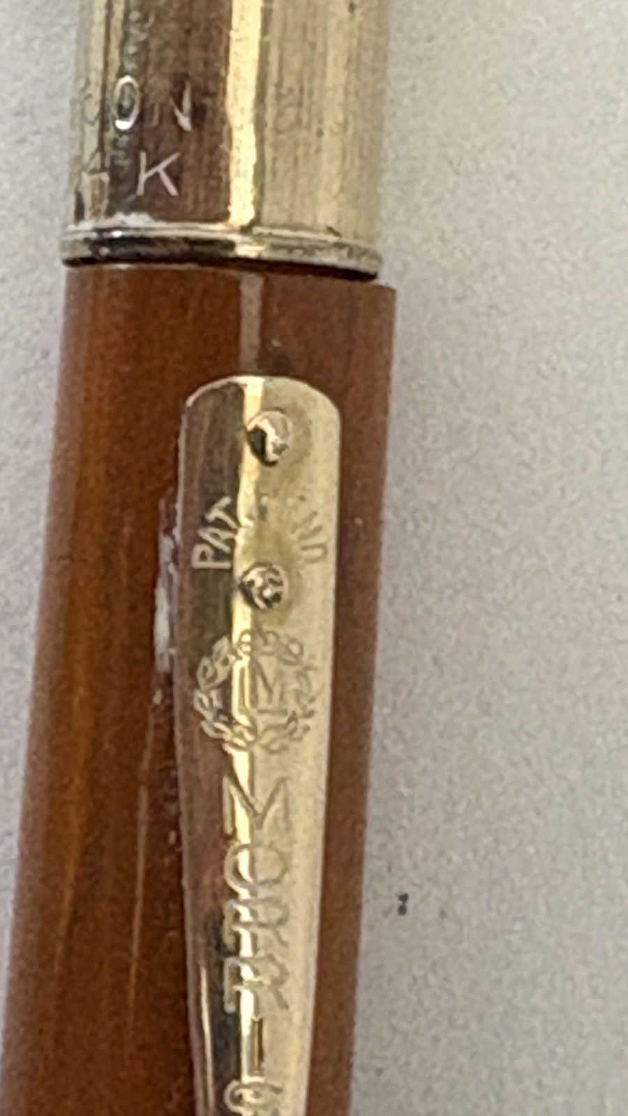 Vintage Morrison Mechanical Pencil Celluloid 1/40 14k Trim Working