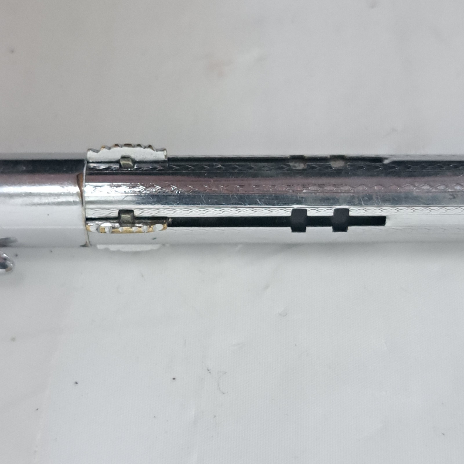 Vintage Norma 4 Lead Mechanical Pencil Metal Chrome Finish Collectible