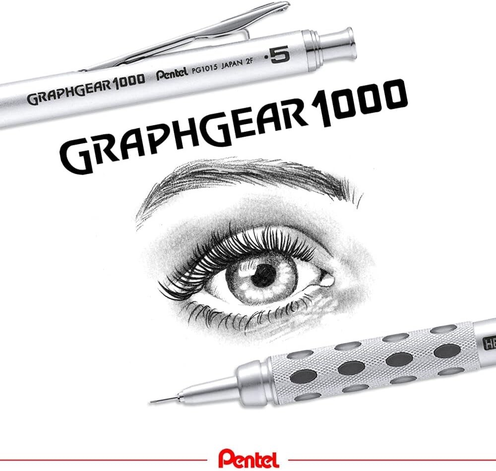 Drafting Pencil 0.5mm Pentel PG1015 Graph Gear 1000 Mechanical Japan free ship