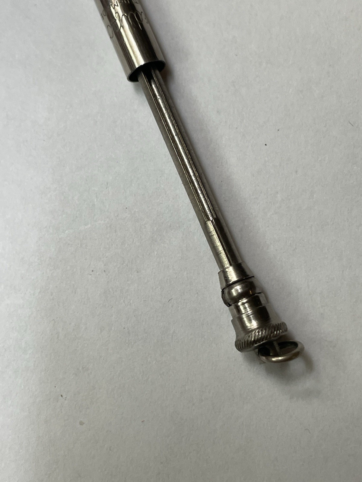 Vintage Redipoint 3.5 in Silver Tone Mechanical Pencil