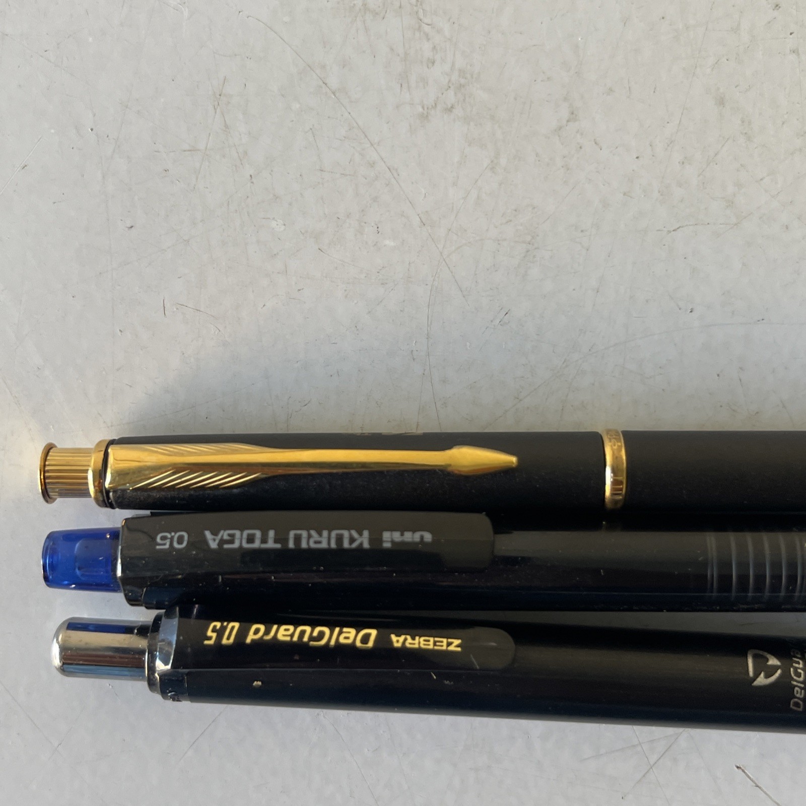 Zebra DelGuard Uni Kuru Toga 0.5mm Lead Mechanical Pencil Lot Of 3 Parker Pencil