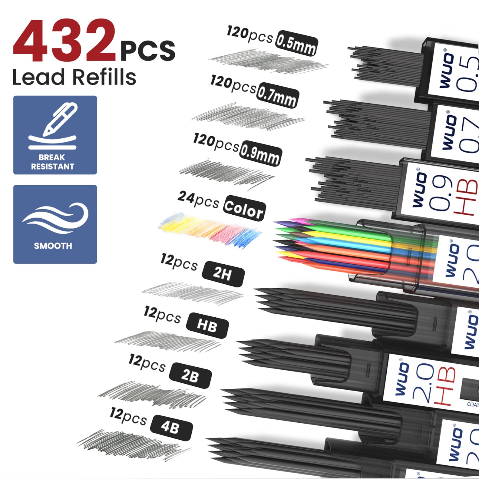 36PCS Mechanical Pencil Set with Case, Metal Drafting Pencil 0.5, 0.7, 0.9mm …