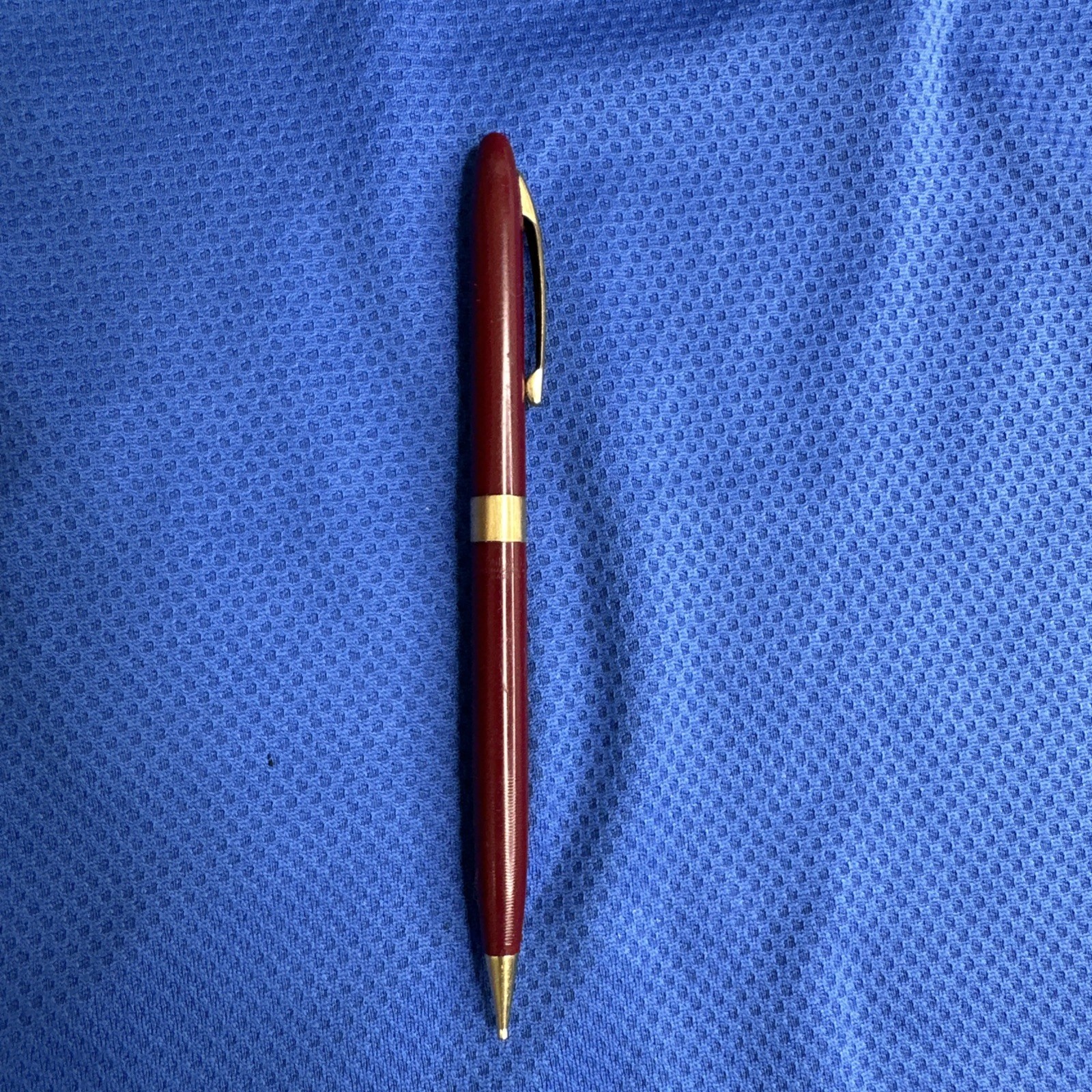 Sheaffer Pencil Burgundy Maroon Gold- Read description