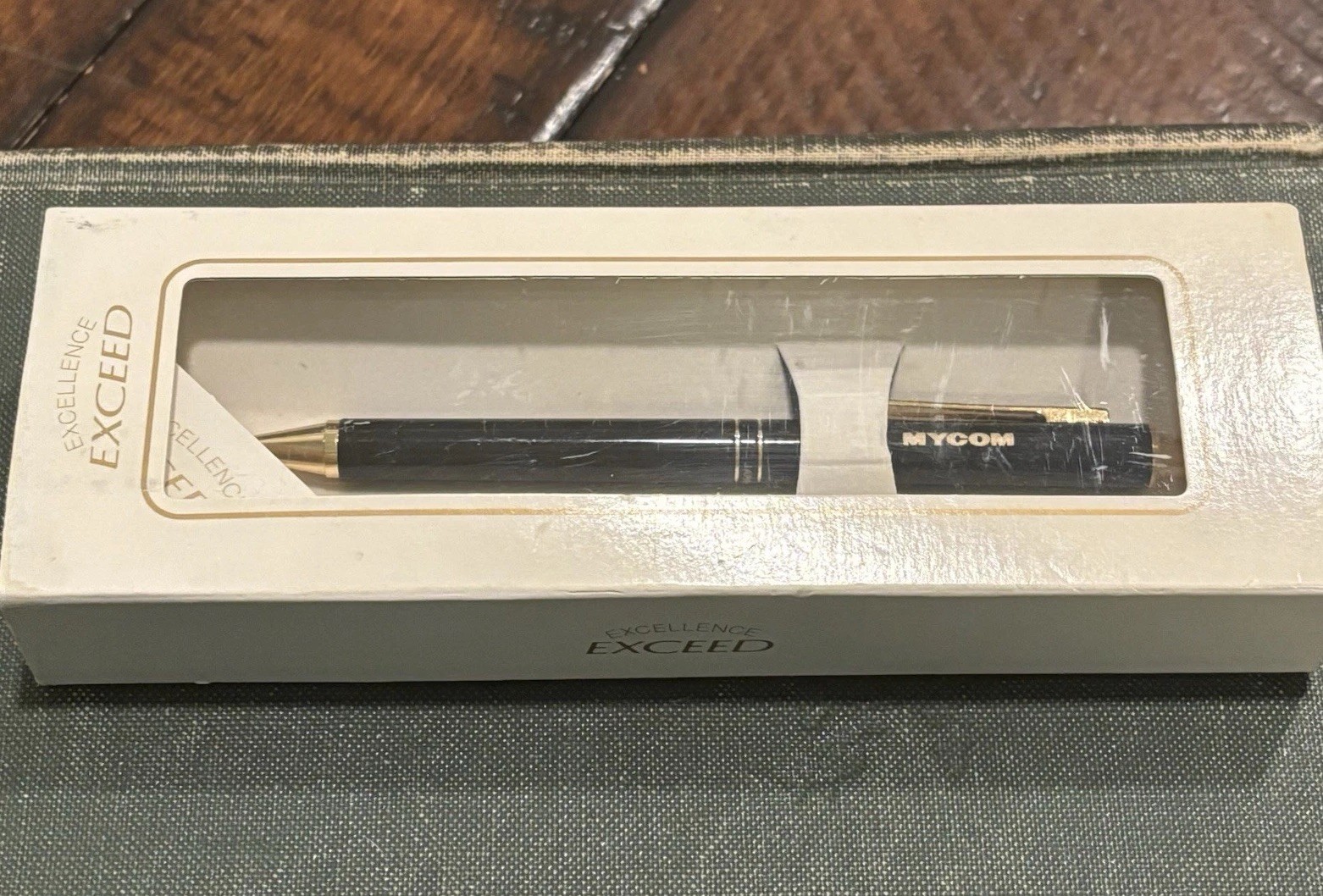 EXCEED Mitsubishi Mechanical Pencil Navy Blue MYCOM Advertisement Promotional