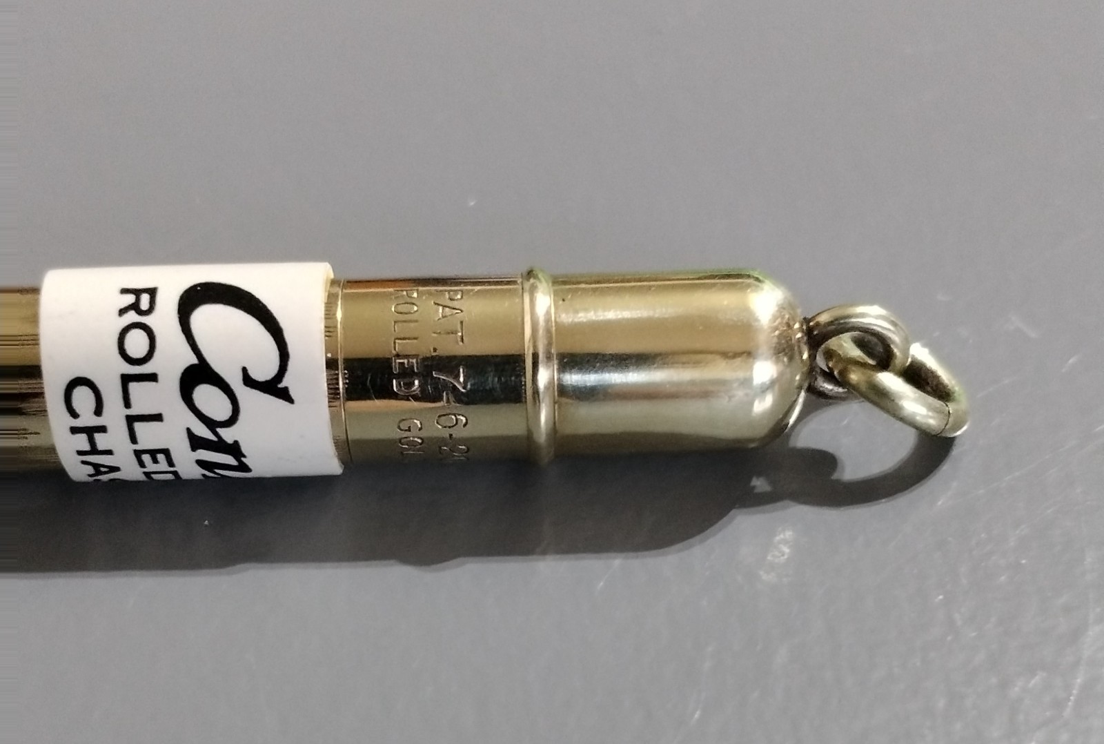 Vintage 1920 Conklin Mechanical Pencil Rolled Gold Chased With Engraving Rare