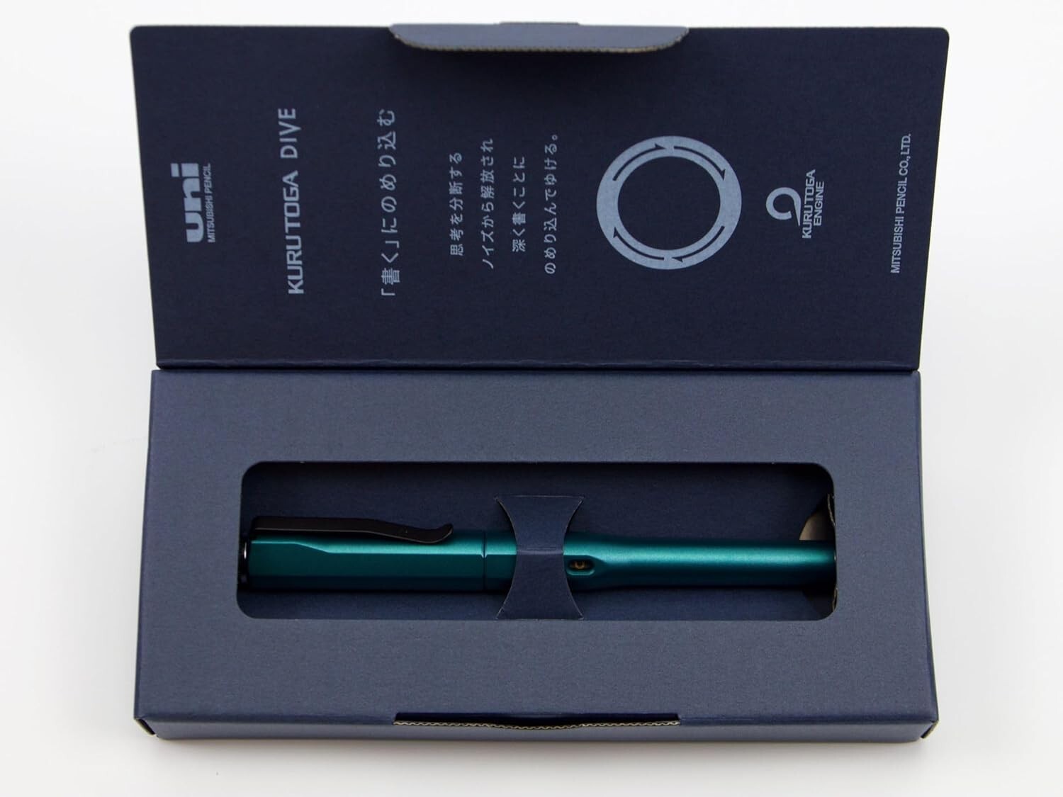 Uni Kuru Toga Dive 0.5mm Mechanical Pencil M5-5000 Dense Green