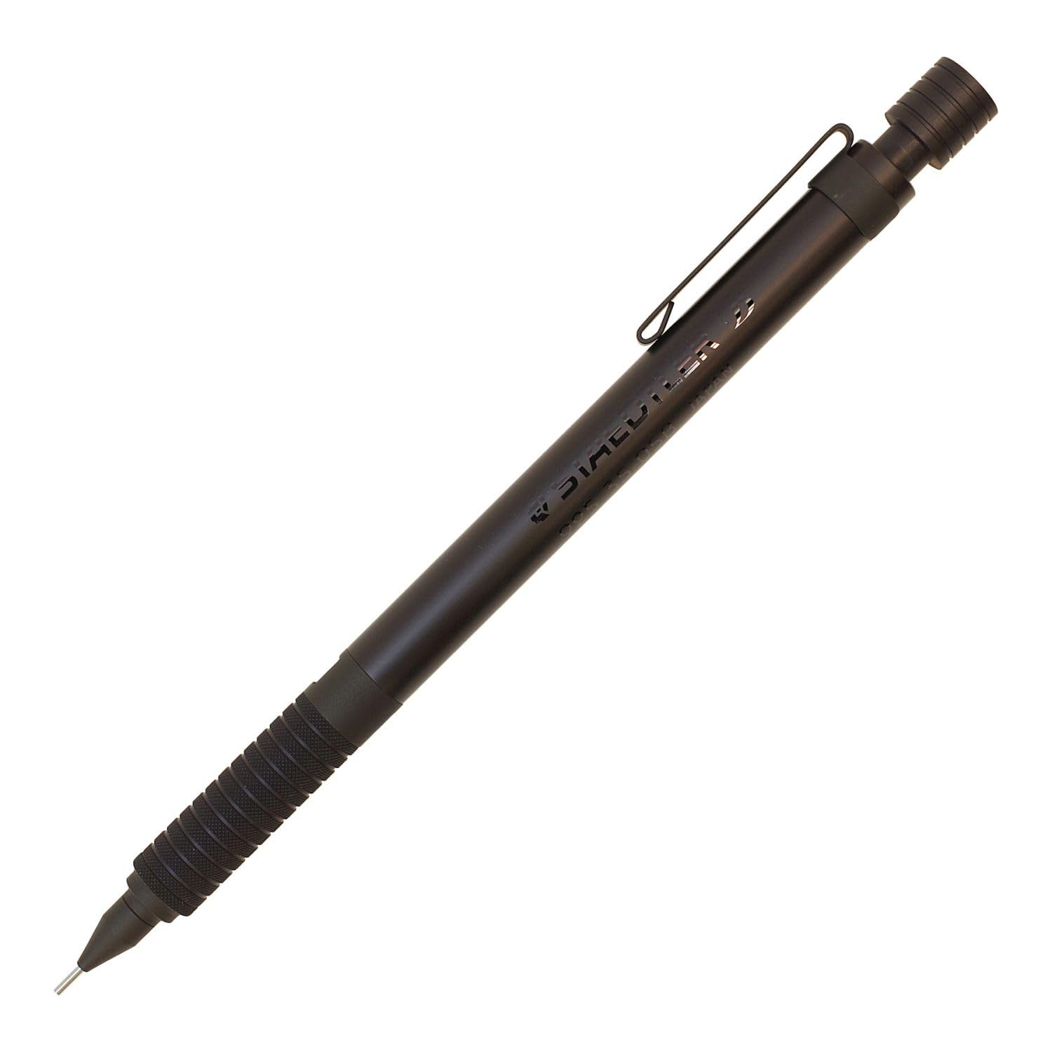 35-05B Mechanical Pencil, 0.5mm 0.02 inch, All Black, Drafting, Writing, Pro