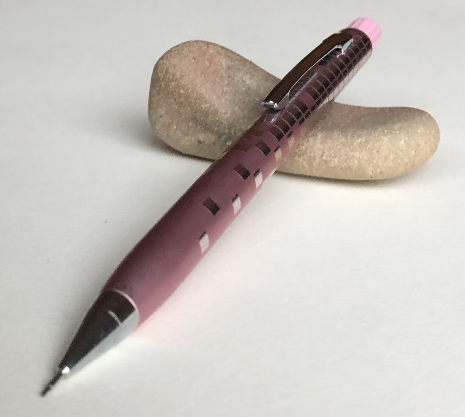 Vintage TOMBOW MONO M16 Mechanical Pencil .5mm Lead Pink Metal NOS Japan