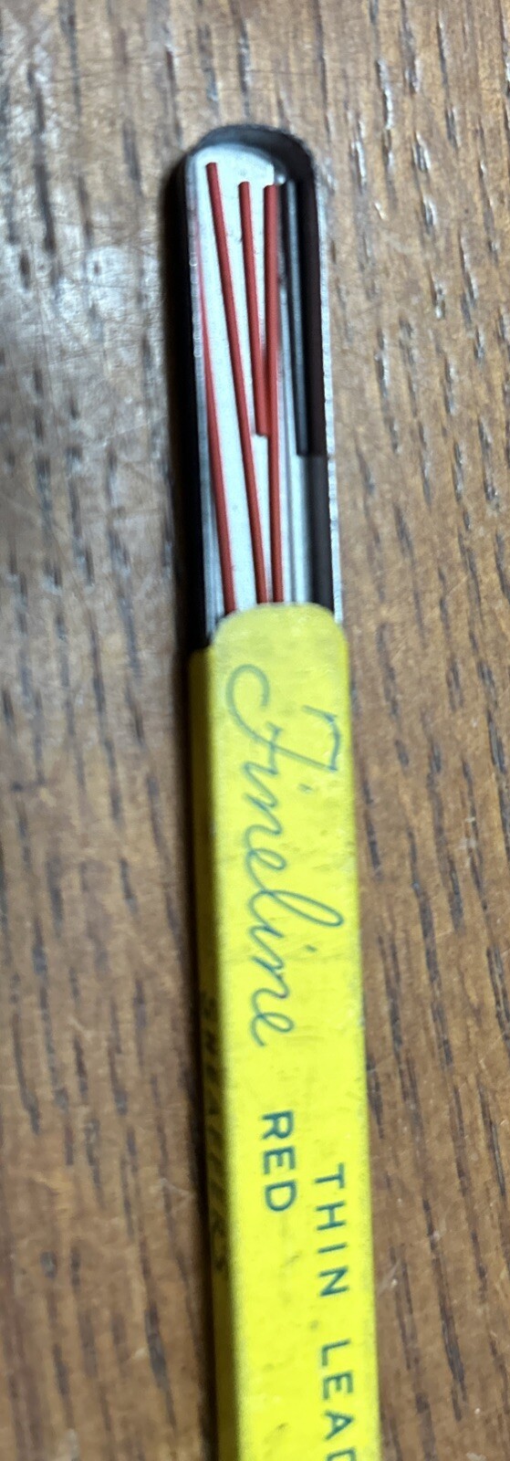 VINTAGE SHEAFFER’S FINELINE THIN LEADS Red F15 Tin,fineline Thick Lead R15