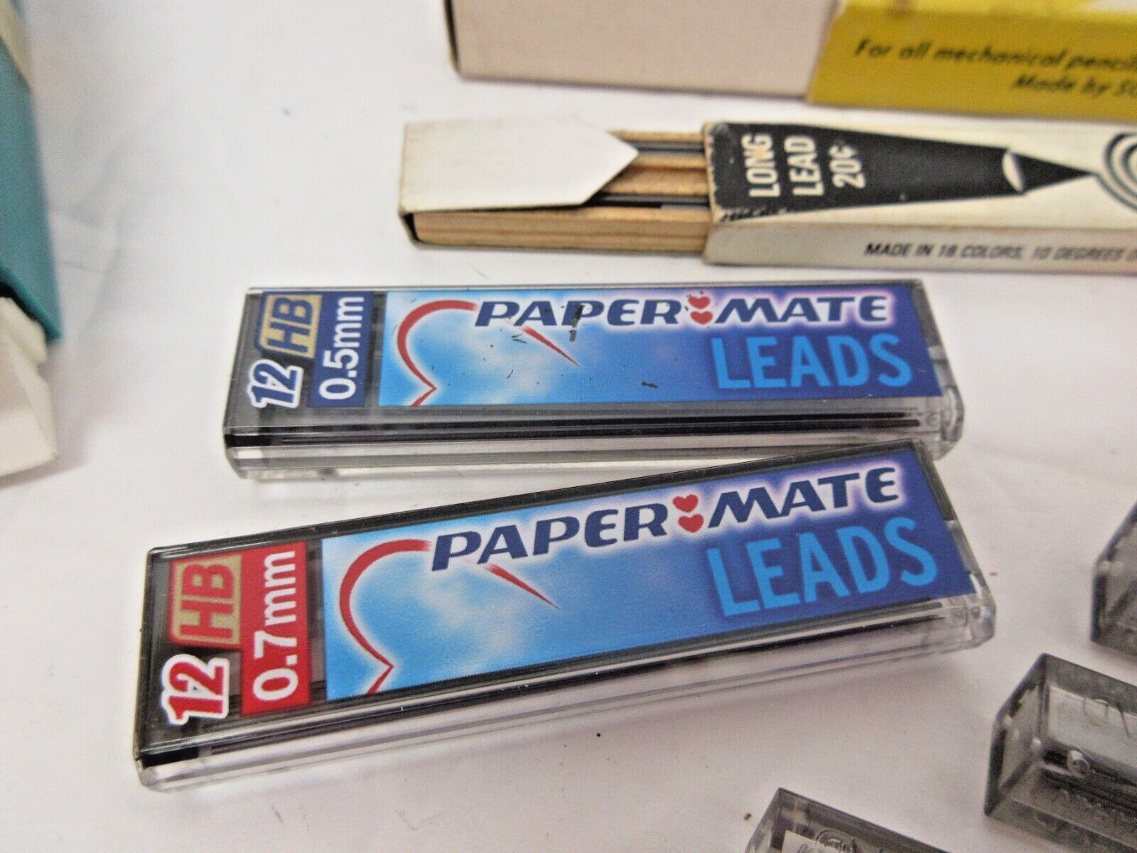 Huge Lot 450 Pencil Leads Collection Artist Drawing Mechanical Pencil Vtg-Modern