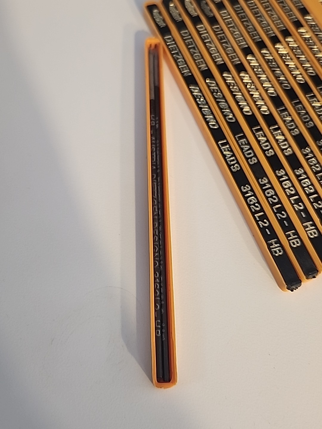 Vintage DIETZGEN 3162 Lead Holder with Pencil Lead 3162L2, HB Lot Of 12