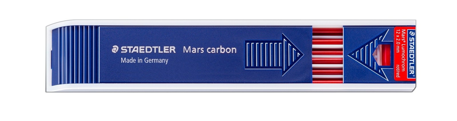 Mars Carbon Lead 2mm Red 12