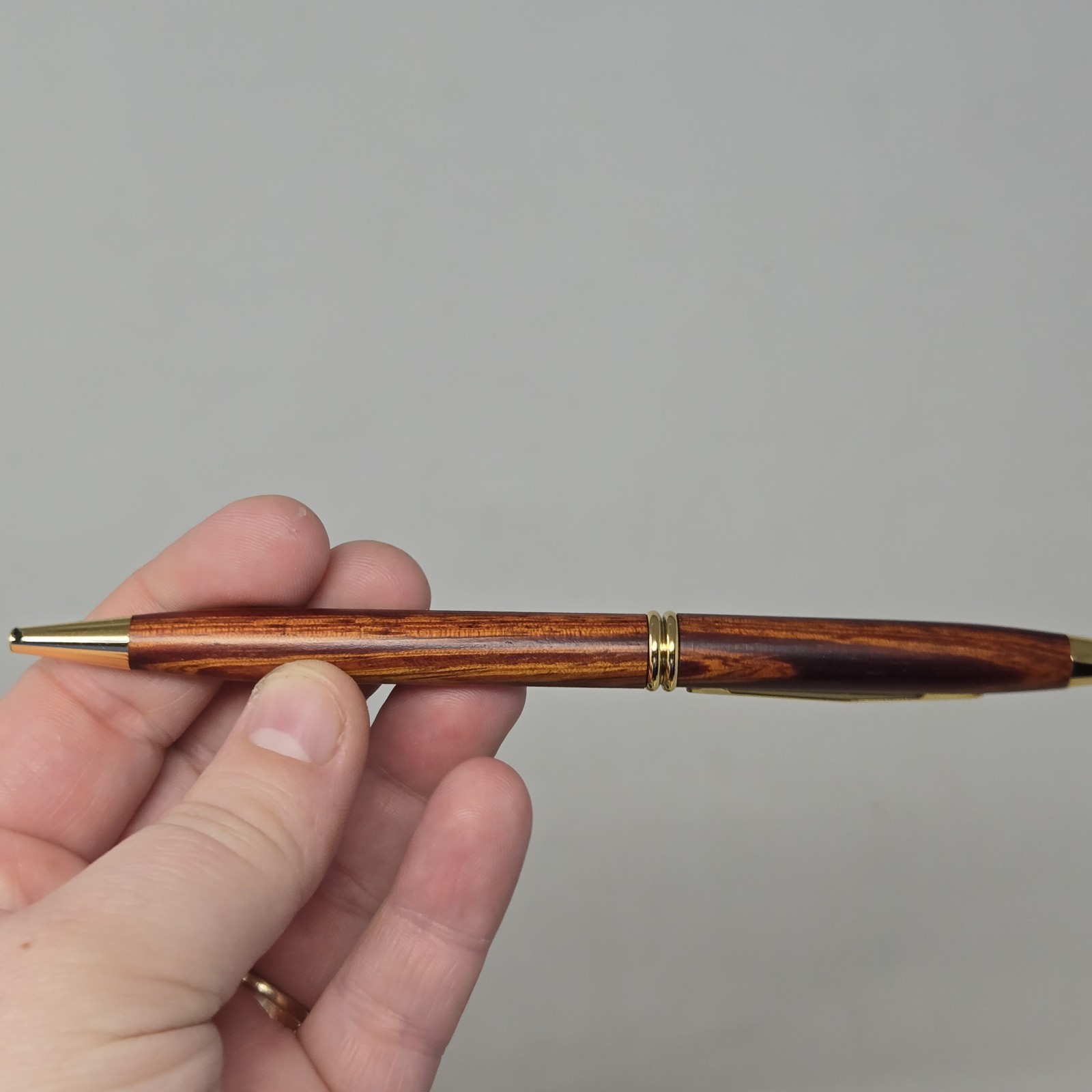 VTG Allentown PA Rosewood Wooden Mechanical Pencil Executive Desk Set W Case