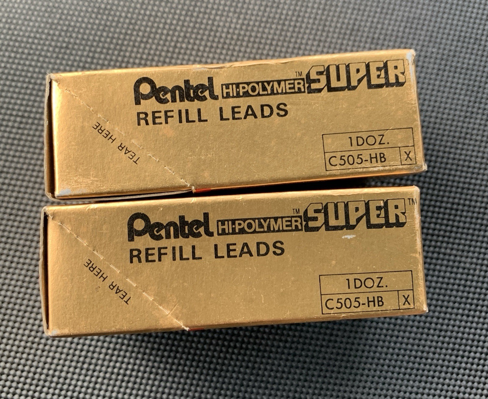 2X Pentel Hi-Polymer Super Refill Pencil Leads 0.5mm HB 72 Leads Per box
