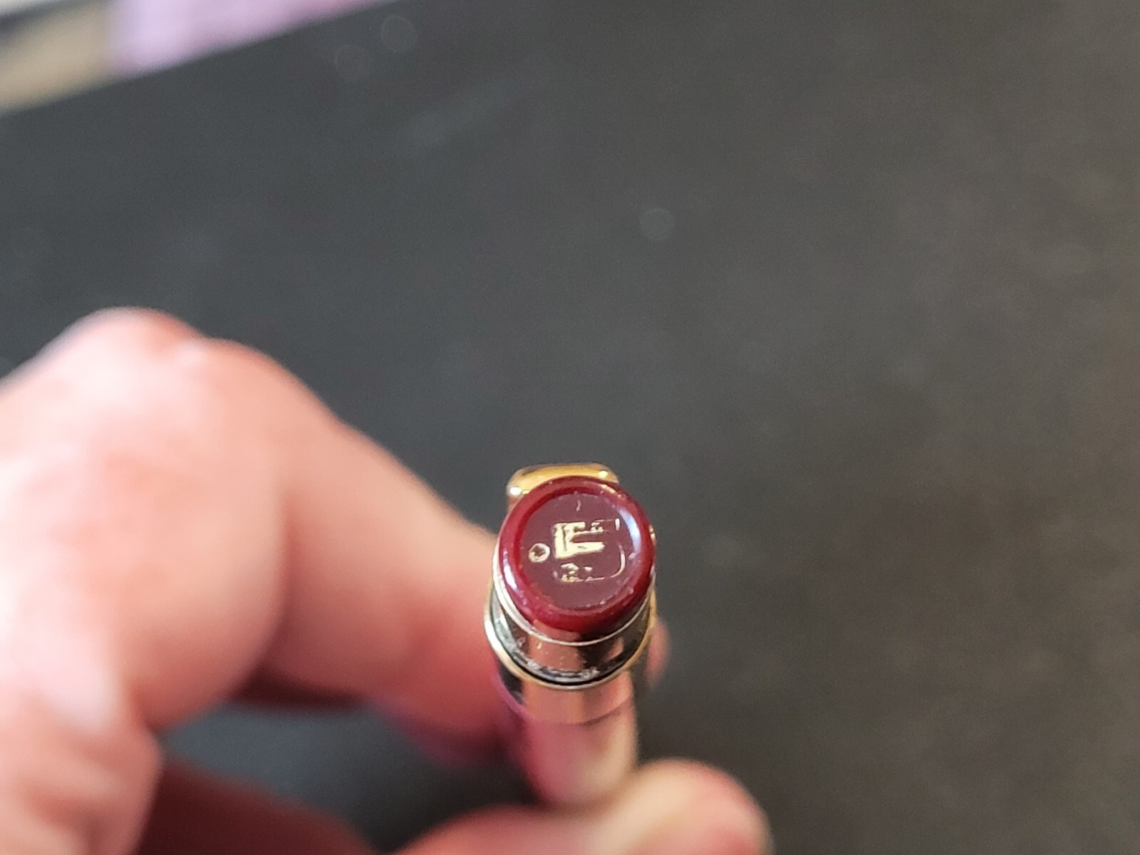 Rare Discontinued Export model Pentel clicsharp PC355 0.5mm Cranberry Gold JAPAN