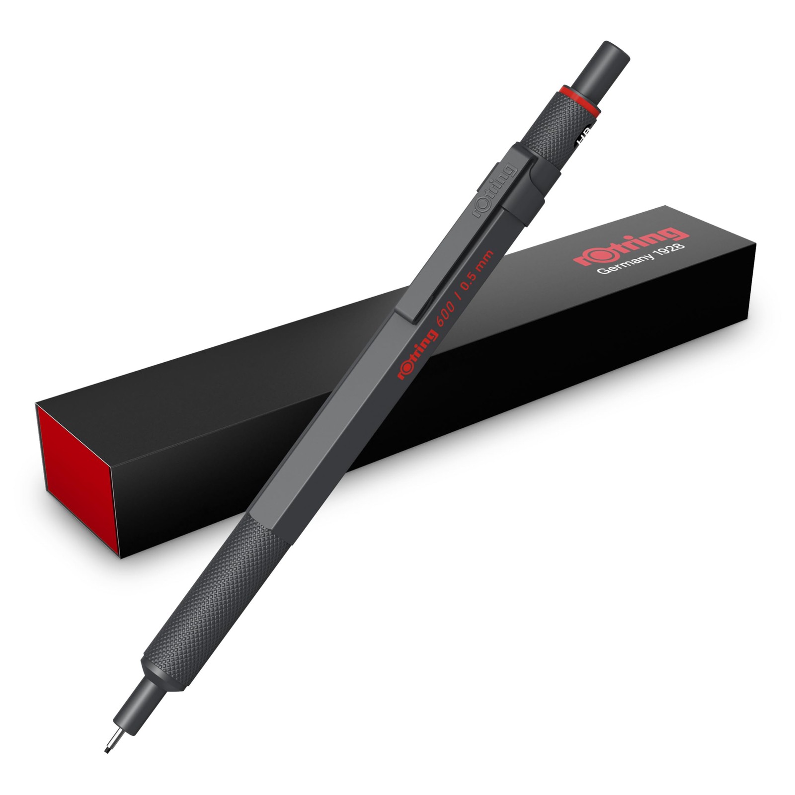 Rotring 600 Mechanical Pencil 0.5Mm Full Metal Body Brass Mechanism Ergonomic…