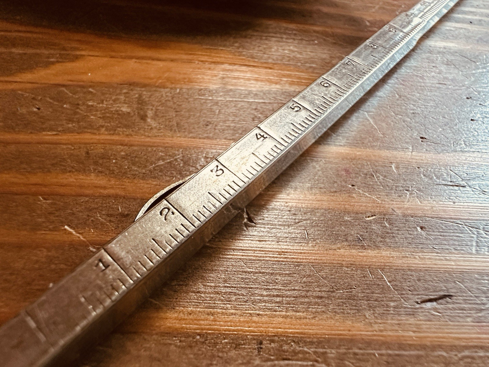 Vintage Metal Twist Pencil Telescoping/Retractable Ruler 12”/30cm Germany Made