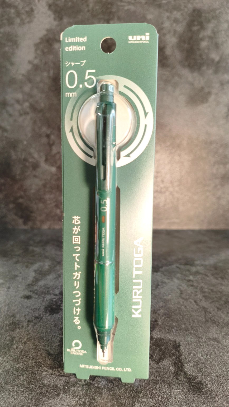 Pentel Orenz 0.2 Pilot Dr. Grip ACE 0.3 Uni Kuru Toga 0.5 Limited 3 Pencils Set