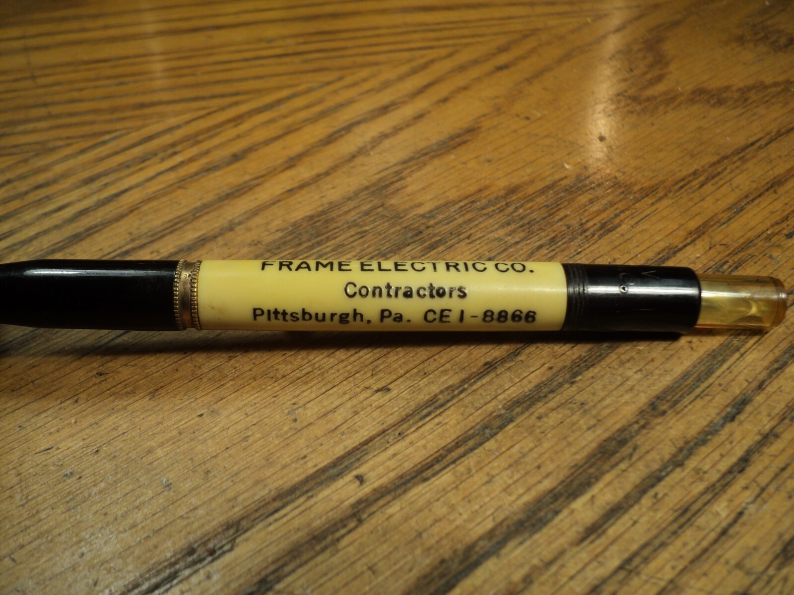 Vintage Monroe Mechanical Pencil Frame Electric Co 5-3/8″ Long Electrical Tester
