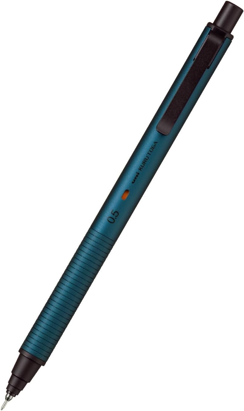 Uni Kuru Toga Metal Mechanical Pencil 0.5mm Slient Blue M5KH1P